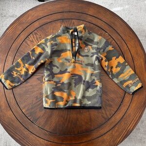 Timberland Kids Camouflage Sweater - Orange and Green
